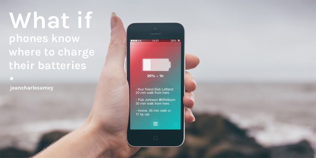 What if your phone knew the best time and place to charge?